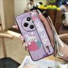 Protective Anti-dust Phone Case For Redmi A4 5G Back Cover Shockproof Waterproof Cartoon Silicone Durable Ring Kickstand