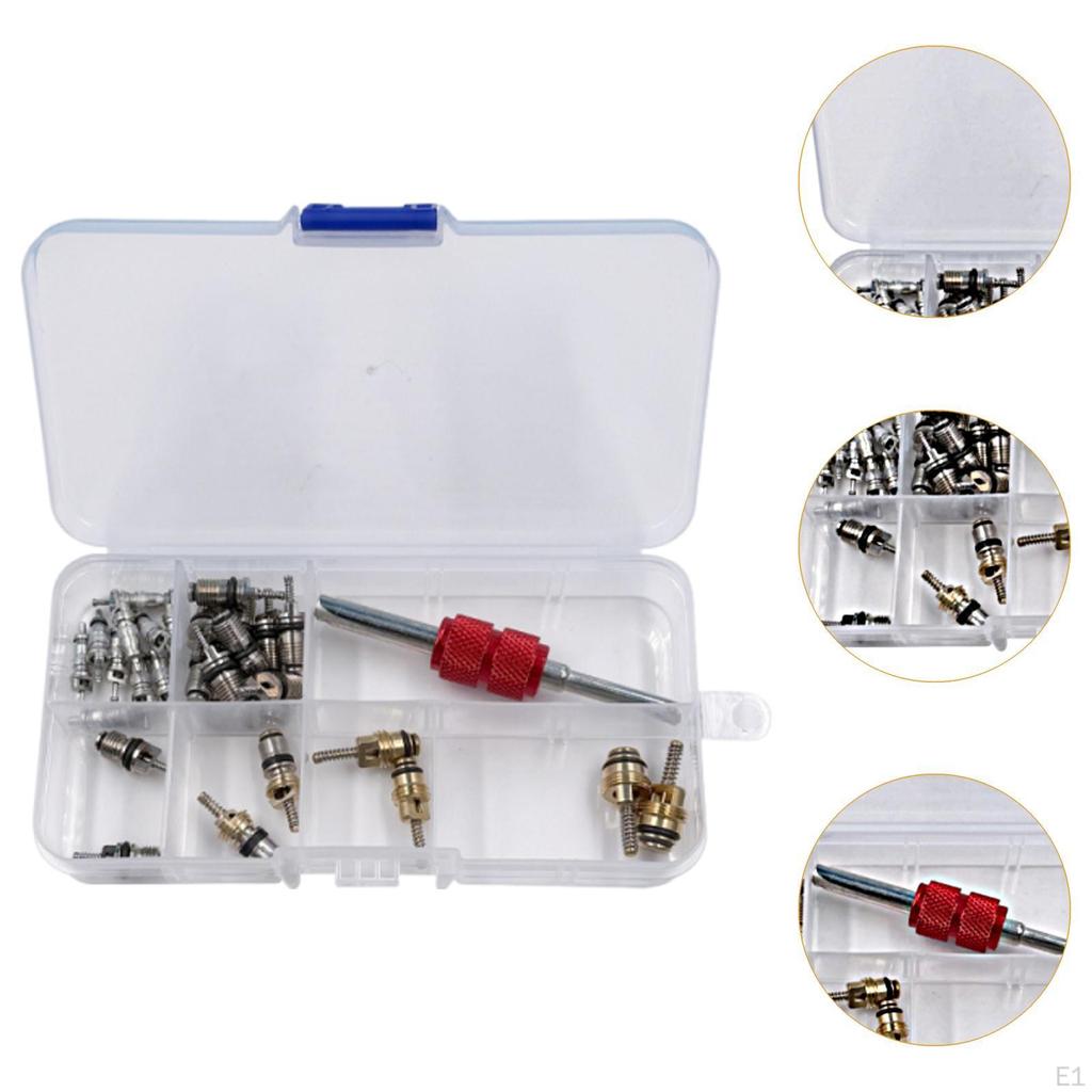 Air Conditioning Valve Core Kit Repair Parts Component Professional Maintenance Spare 134R12