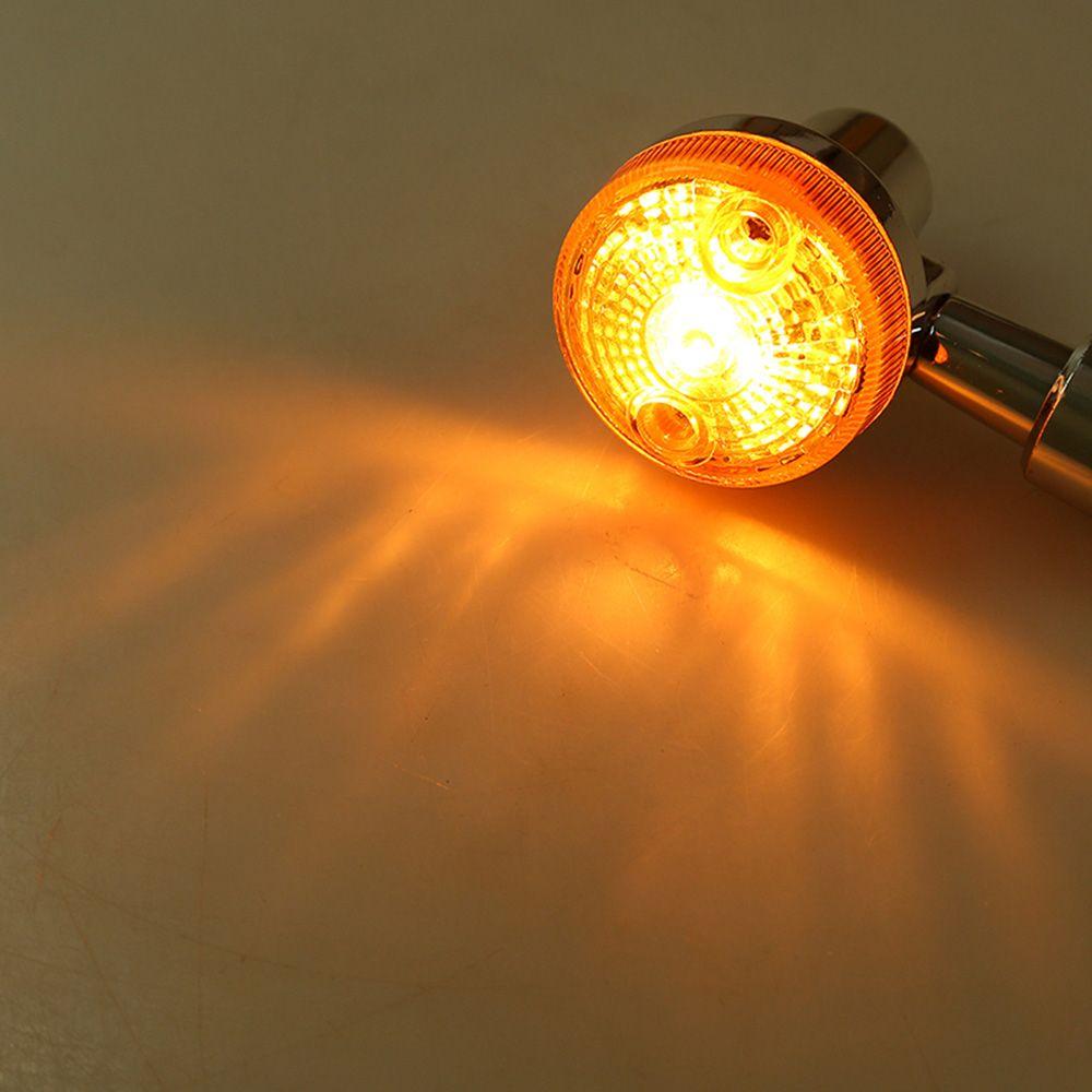 2Pcs/1Pair Motorcycle Indicator Light Signal Lights Motorcycle Lamp Turn Signal Blinker Light Led Flash Motorcycle Accessories