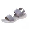 Large Size Sports Sandals Women's Elastic Elastic New Student Flat-bottomed Beach Women's Shoes
