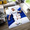 Star Player Kylian Mbappé Floor Mat Design for Dining Room Bedrooms Entryway Hallway Anti-slip Rug Anime Office Decor