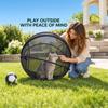 360° Panoramic -Up Rolling Cat Playpen Ball,Rolling Outdoor Cat Ball Enclosure,Foldable Mesh Cat Playpen For Pet
