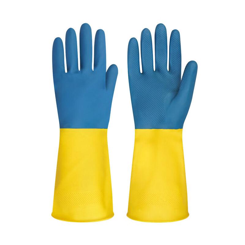 Longchan Industrial Acid-Alkali Resistant Latex Work Gloves