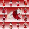2024 New Christmas Clothing Christmas Uniform Set Cos Clothing Christmas Costume Full Set Santa Claus Halloween