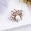 Women Brooch Sparkling Rhinestones Inlaid Insect Shape Suit Pin Sweaters Collars Hats Bags Coats Scarves Decorative Collar Badge
