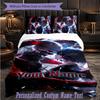 Personalized 3Pcs Bedding SetTokyo Ghoul Custom Text Duvet Cover Pillowcase Set Bedroom Gift