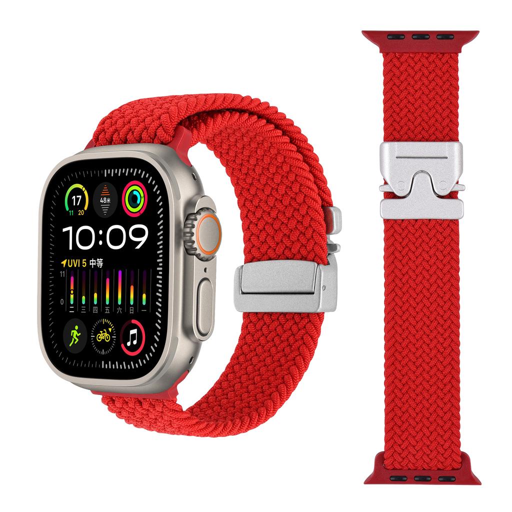 Parachute Strap For Apple Watch Ultra 3 2 Band 49mm 46mm 42mm 45mm 41mm 44mm Braided Nylon Bracelet iWatch 11 10 9 8 7 6 SE Belt