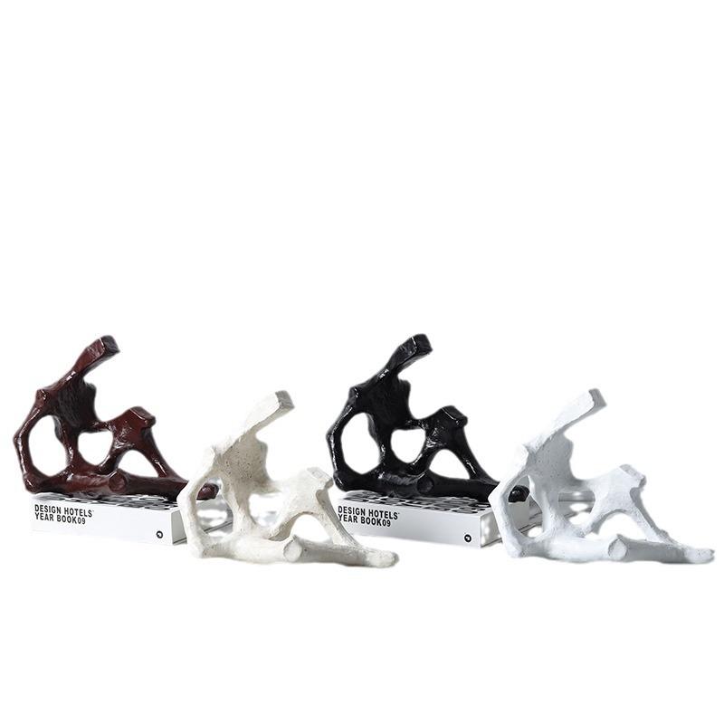 Resin Handicraft Abstract Figure Sculpture Skeleton Skeletonized Decorative Figurines Home Decoration Accessories