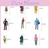 Colorful Plastic Miniature Figurine Models Set Of 100 In 1 To 200 Scale For Collectors