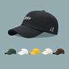 Korean Versatile Letter Embroidery Baseball Hat Female Retro Outdoor Sunshade Duck Tongue Cap
