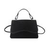 Retro lässige Pendlertasche Frühling neue Mode Textur einfarbig tragbar Schulter Crossbody kleine quadratische Tasche