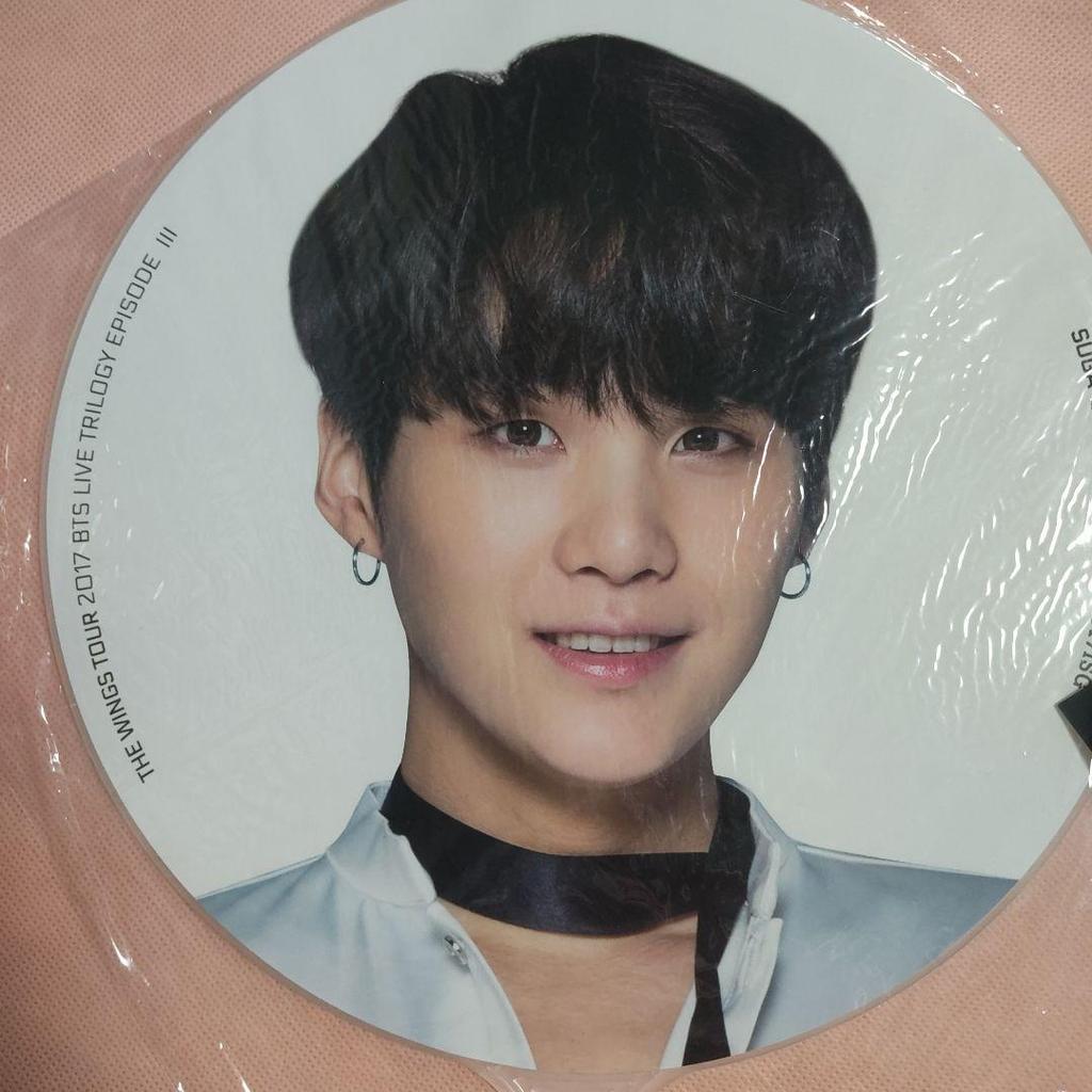 [USED] Yoongi SUGA Fan WINGS Flag MAGIC SHOP BTS
