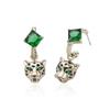New Original Design Exquisite Cheetah Head Personalized Fashionable Earrings