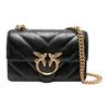 Mini Shoulder Crossbody Bag With Gold Metal Accents In Black Women Bags 100074-A1UR-Z99Q