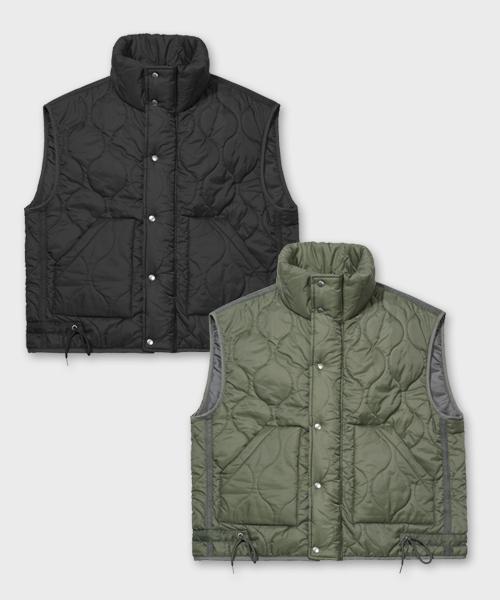 Mimthewardrobe Drawstring Padded Vest_Black