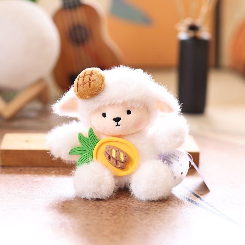 Cute Animal Plush Toy For Bags And Car Accessories With Short Plush Fabric