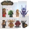 X0285 Evil Dwarf Mechanical Virus Soldier Building Blocks Toy Diy Abs Material Non-electric