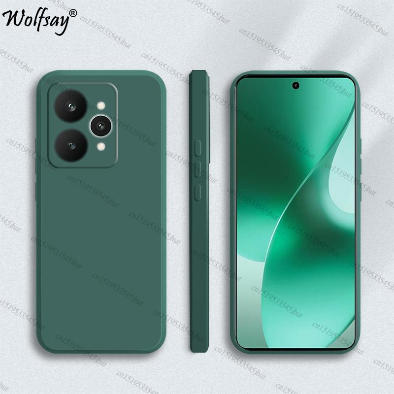 Case For Realme 15 Case Shockproof Soft TPU Original Liquid Silicone Back Case For Realme 15 Cover For Realme 15 Pro Soft Funda