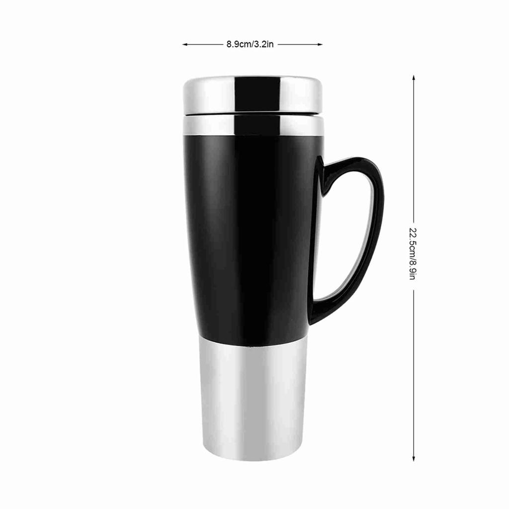 12V Electric Water Insulated Car Mug Travel Heating Cup Kettle for Hot Coffee Milk Tea Electric Car Water Mug Electric Car Mug