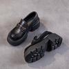 The first layer of cowhide loafers women's autumn 2025 new leather muffin thick-soled retro casual women's single shoes