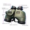 Navy Binoculars Boshile 7x50 Telescope Waterproof Nitrogen Big Compass Rangefinder Powerful Military Reticle Illuminant 4 Colors