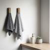 3D Printed Gravity Lock Towel Hook Wall Mounted No Drilling Multipurpose Storage Solution