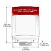 Transparent Housing Fire Safety Switch Guard Wall Mounted Protective Cover  Offices