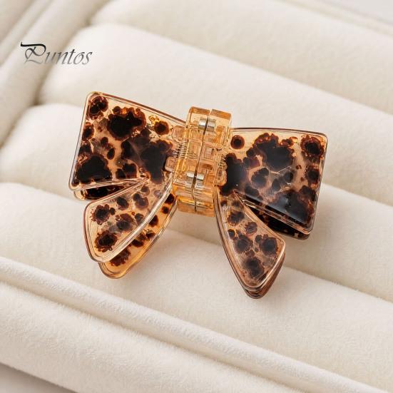 Bow Hair Clip 1/4Pcs Clips for Women, Imitation Acetate Plate Claw with Strong Women Hairpin Spring Clamp, 3D Design Magnetic Daily Wear Travel