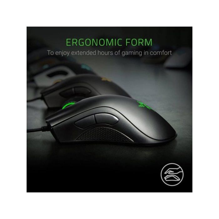 Souris de jeu - Razer - Deathadder Essential - 6400 DPI - Ergonomique - Filaire