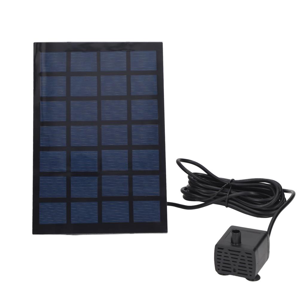 Solar Springbrunnenpumpe Direktantrieb 6 Düsen Geringer Stromverbrauch Solar Schwimmender Springbrunnen für Garten