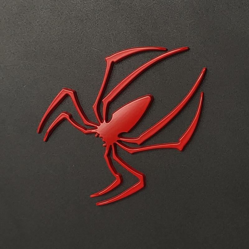 Universal 3D Metal Car Stickers Spider Car Logo Chrome Badge Auto Emblem Decal Car Styling Decoration Auto Exterior Accessories