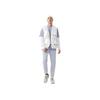 Li-Ning Badfive Solid Color Tapered Sports Pants Men Bottoms Grey-Blue AYKS363-3