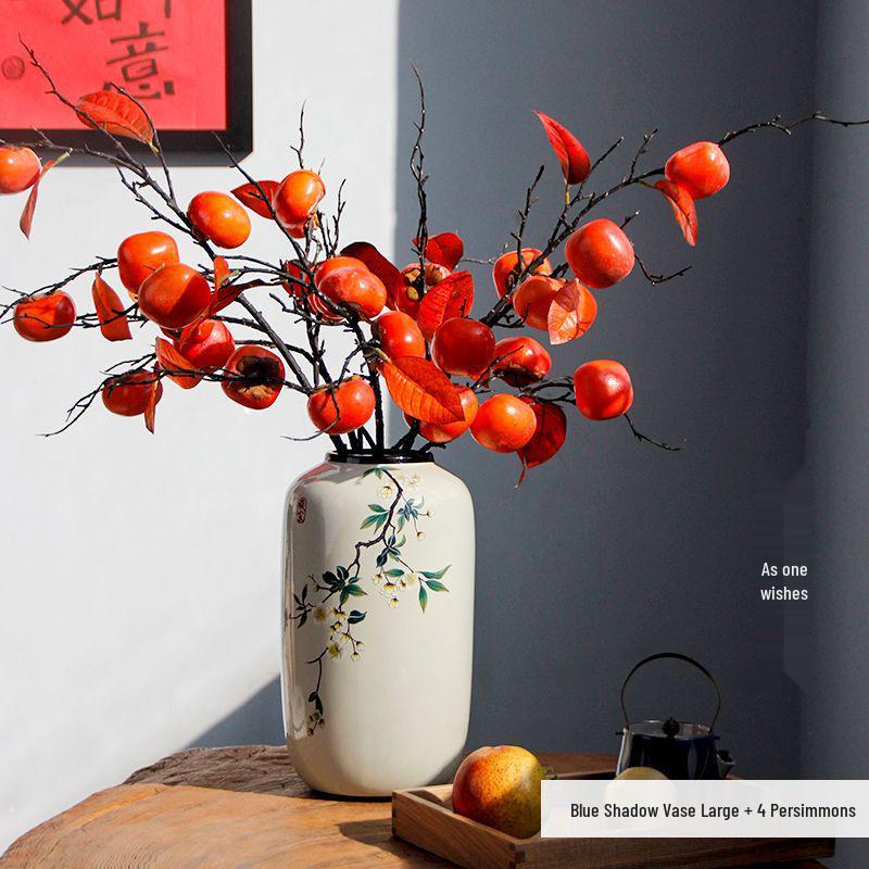Antique-Style Chinese Ceramic Vase for Floral Display