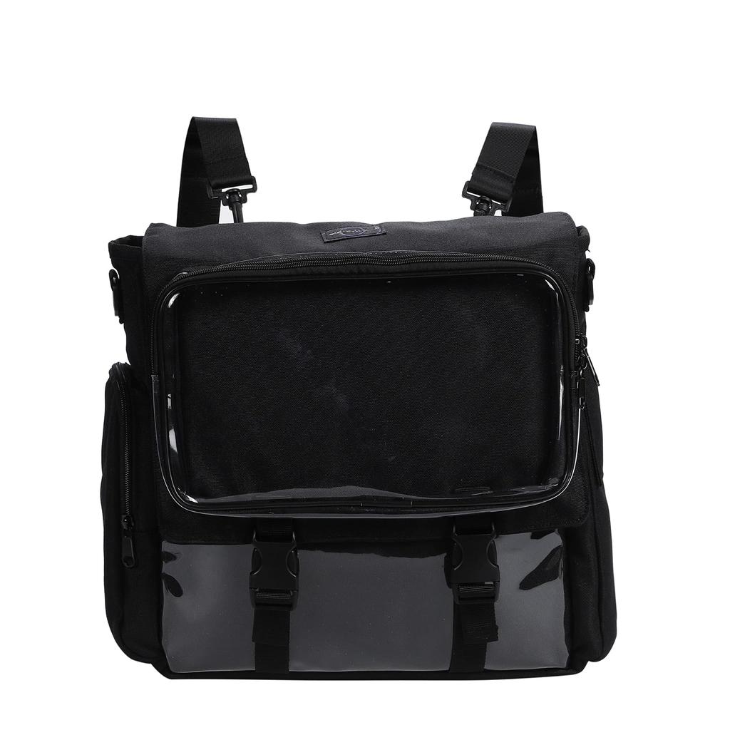 Ita Oshikatsu A4 Tote Large Everyday Events [Harujio] Bag, Backpack, Backpack, Bag, 2-Way, Transparent, Black, Capacity, Clear, Oshikatsu, Otaku, Bag,