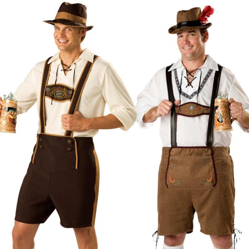 Muni Oktoberfest Clothing Traditional Bavarian Men's Suit Hooded Pants
