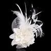 Retro Tuch Kunst Feder Brosche Pins Strass Stoff Blume Corsage Anstecknadeln Handgemachten Schmuck Hochzeit Party Zubehör