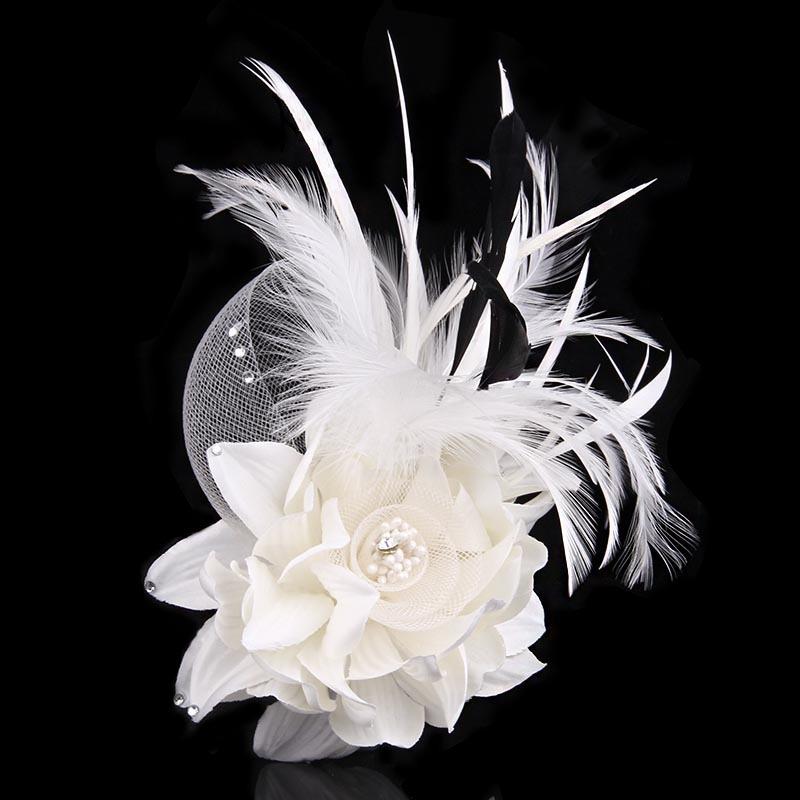 Retro Tuch Kunst Feder Brosche Pins Strass Stoff Blume Corsage Anstecknadeln Handgemachten Schmuck Hochzeit Party Zubehör