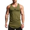 Do The Work  Brand Pure Cotton Bodybuilding Fitness Workout Gym Sports Mens Slim Fit Summer Fashion Casual Printed O-neck Tank Top