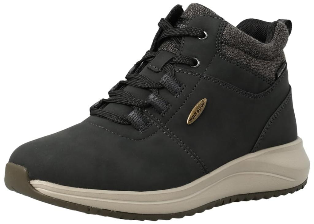 Moonstar SPLT FGL86 Size 3E Women's Sneakers, Black, 25.0 cm,