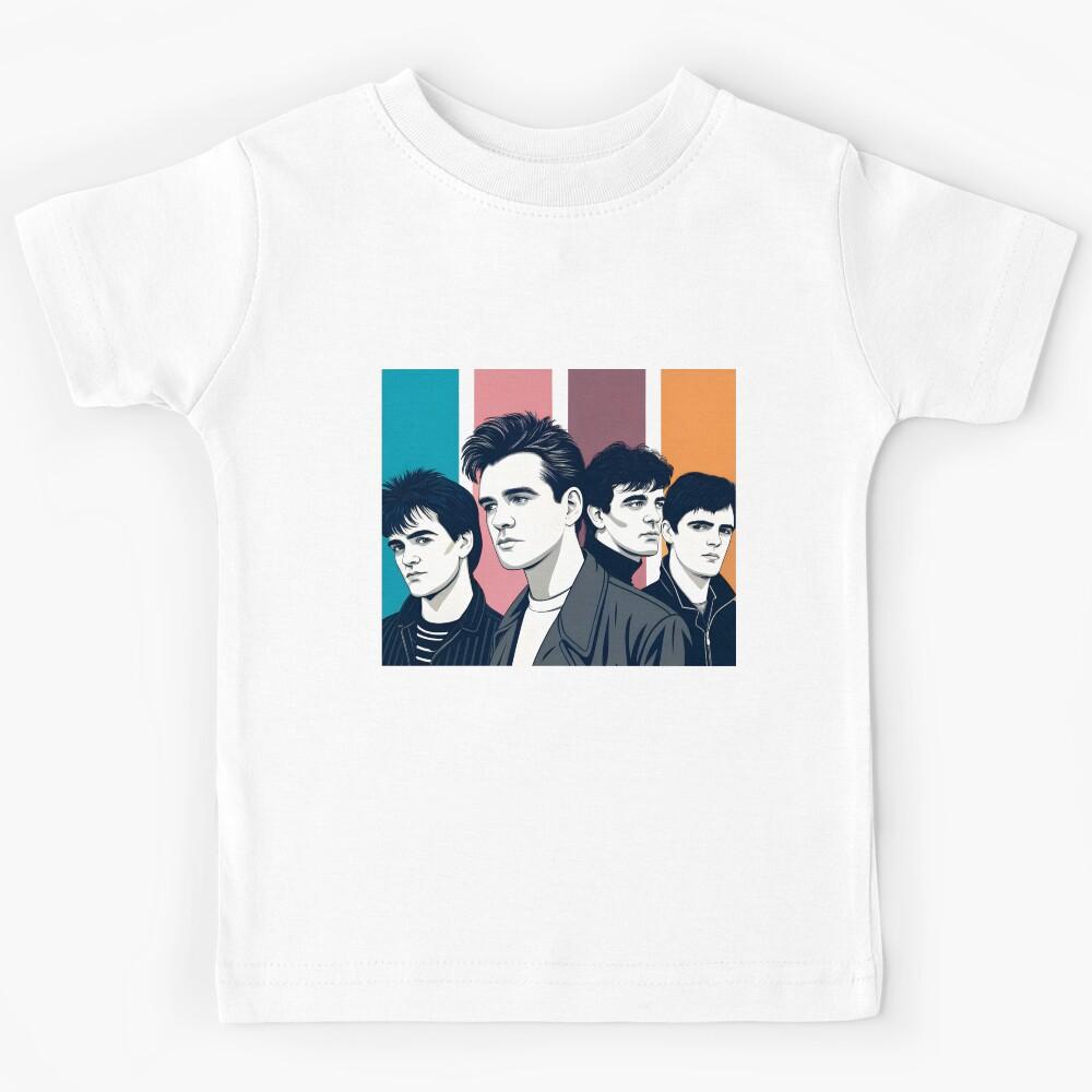 The Smiths - Flat Design Vector Portrait Kids T-Shirt 130