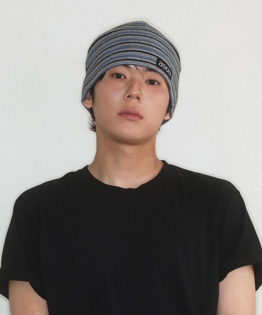 Aejeuon Mul Stripe Beanie