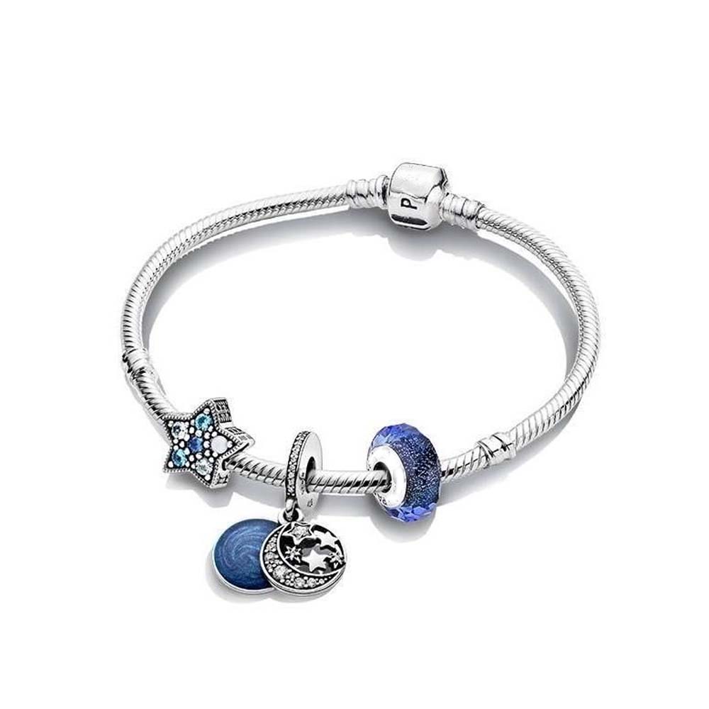 

Original 925 Silver Women s Hand Bracelets Luxury Jewelry Sets Fit Charms Valentine Day Gift DIY 16cm