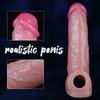Extensor pentru Mărirea Penisului Prezervative Mânecă Realistă pentru Extensia Penisului Prezervativ Reutilizabil Inel pentru Penis Jucării Sexuale pentru Bărbați