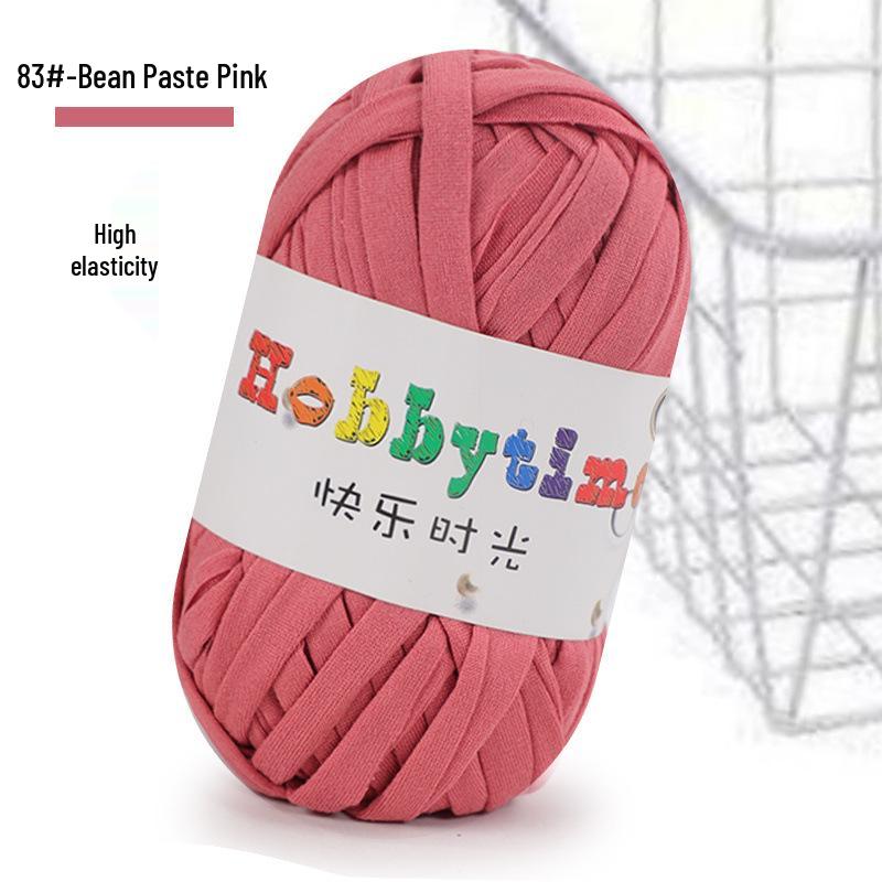 Cloth Strip Yarn DIY Crochet Kit: Handmade Bag, Knitting Material for Cushions, Carpets, and Dolls