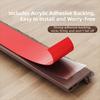 Brush Edge Draft Stopper TPE Door Sweep Removable Door Bottom Seal  Indoor Bedroom