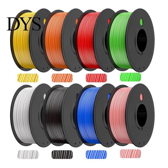 Multicolor Filament Roll 250g PLA 1.75mm, Low Warp 3D Printer Roll, Neatly Wound for Most Shrinkage