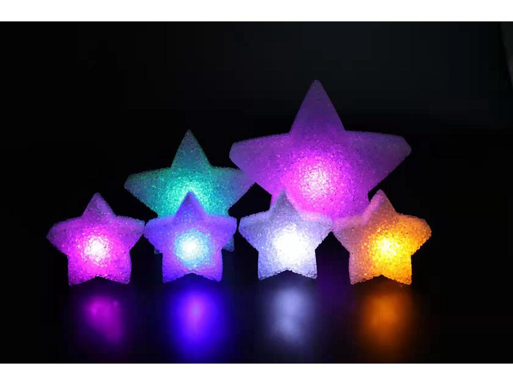Handheld Luminous Crystal Star Lights for Stage Performance and Dance Props