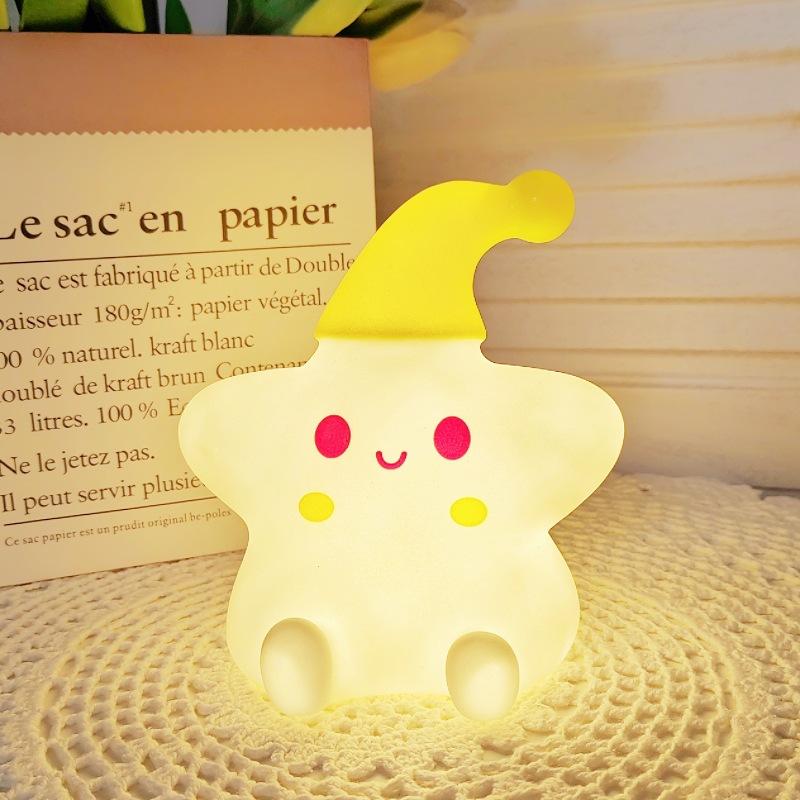 Cartoon Night Light Duck Bedroom Decoration Cute Cartoon Animal Night Light Christmas Gifts For Kids Room Bedside Sleeping Lamp