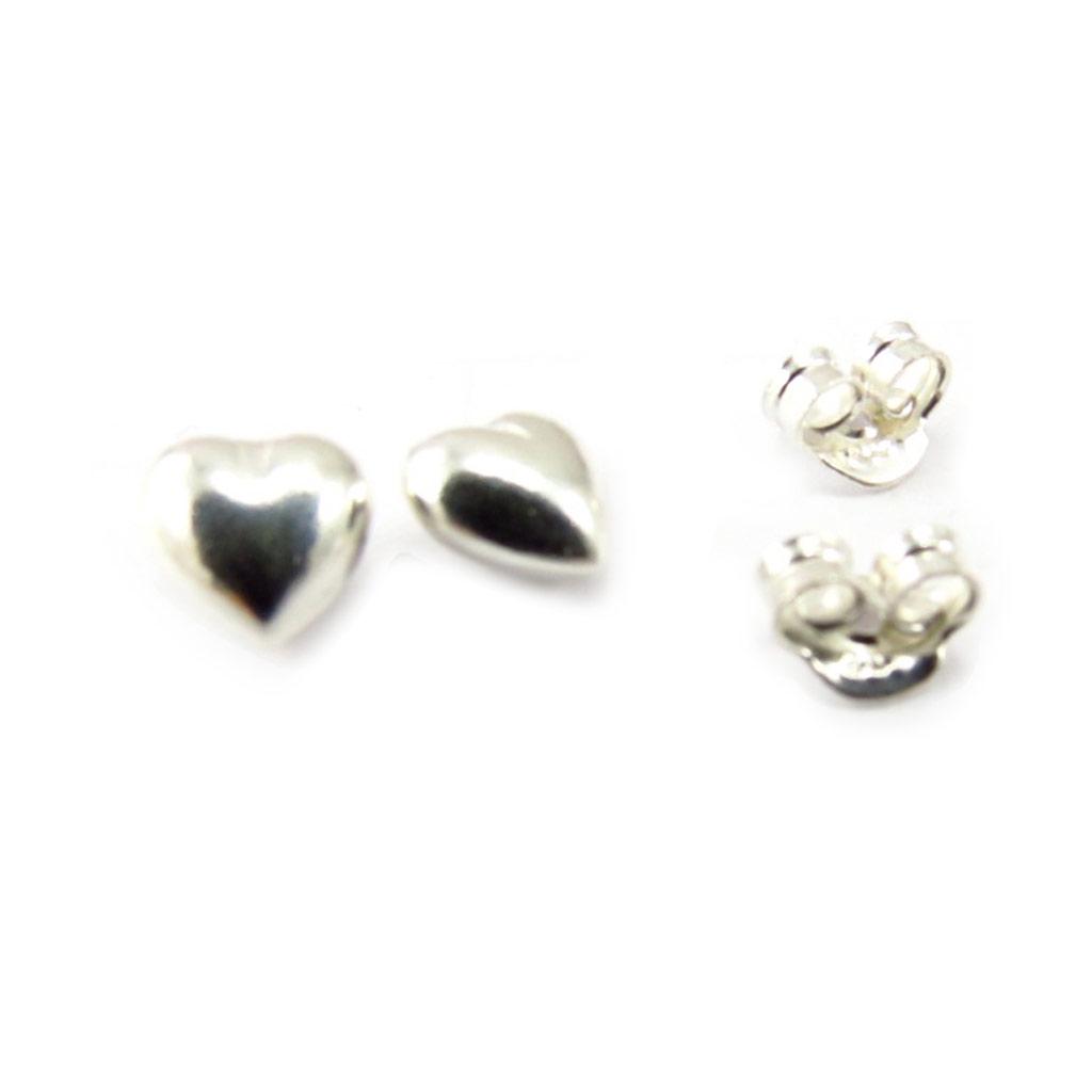 Les Trésors De Lily [K4738] - Silver 'Love' Earrings Silver/silver/