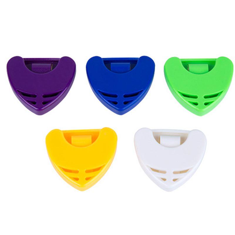 Wooden Triangle Guitar Pick Holder - Musical Instrument Accessory